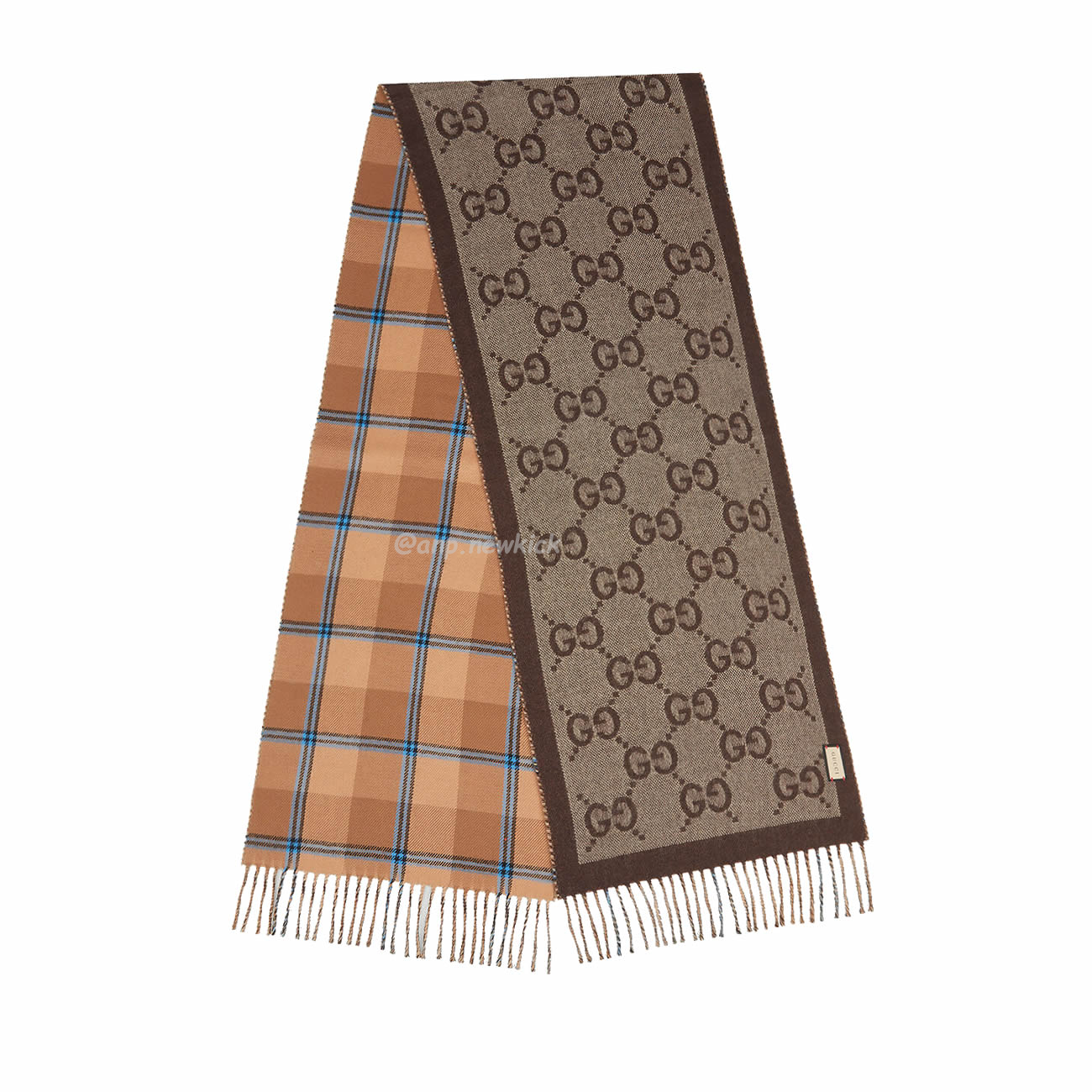 Gucci Gg Reversible Check Scarf 45x170cm (2) - newkick.cc